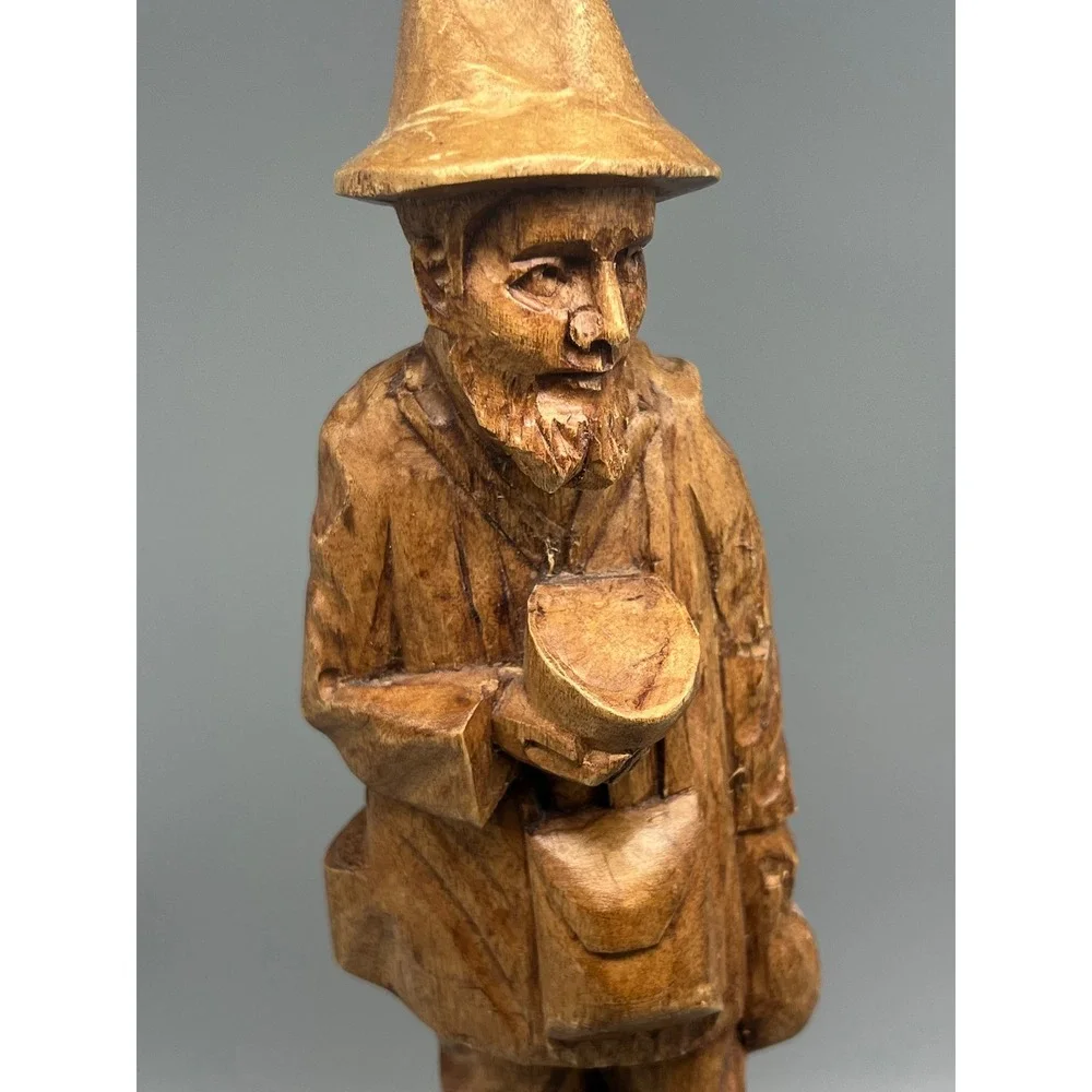 Hand carved Traveler Begger‎
